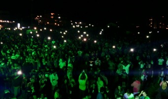 Ms de cinco mil personas en el show de luces