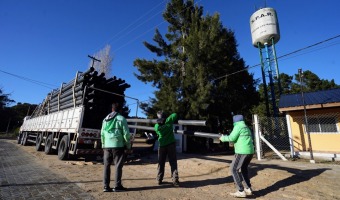 SEGUNDA ENTREGA DE CAOS PARA LA RED DE AGUA EN LAS LOCALIDADES DEL SUR