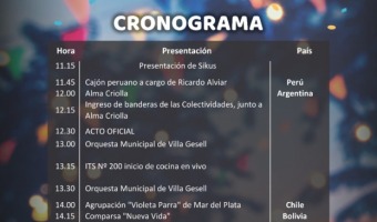 PRIMER FESTIVAL DE LAS COLECTIVIDADES