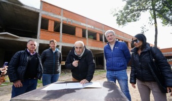 NUEVO AVANCE EN LA OBRA DEL HOSPITAL CARLOS IDAHO GESELL
