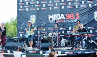 Los Tipitos abrieron los shows en la playa