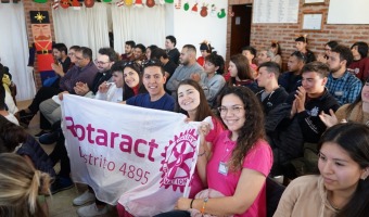 El Rotary de Villa Gesell recibi a ms de 70 jvenes de distintos puntos del pas