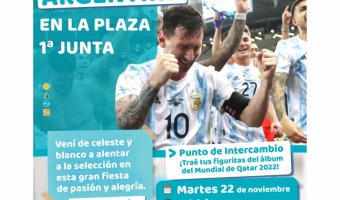 DISFRUT LOS PARTIDOS DE ARGENTINA EN LA PLAZA 1 JUNTA