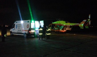 Operativo aéreo para traslado sanitario de Villa Gesell a Buenos Aires