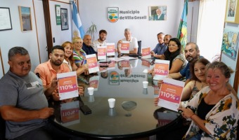 EI intendente junto a los trabajadores reajusta la paritaria que supera la inflacin anual