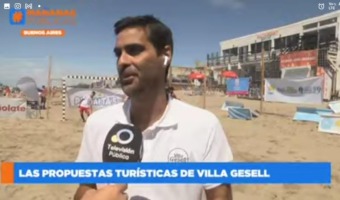 Fuerte accin promocional de Villa Gesell a nivel nacional