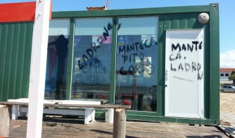 Vandalismo en casillas de Guardavidas