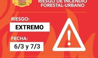 ALERTA POR RIESGO EXTREMO DE INCENDIO FORESTAL URBANO