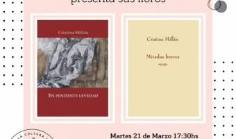 LA POETA CRISTINA MILLN PRESENTA DOS LIBROS EN LA CASA DE LA CULTURA DE MAR AZUL