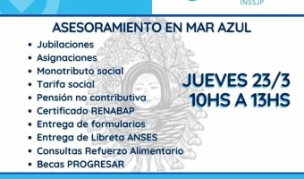 JORNADA DE ASESORAMIENTO DE ANSES EN MAR AZUL