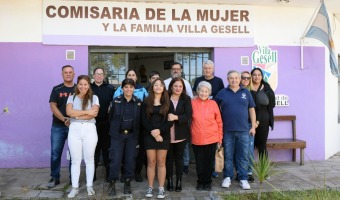 SENTIDO HOMENAJE A MIRTA PEREZ, PRIMERA MUJER POLICA DE VILLA GESELL