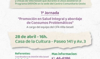 COMIENZAN LAS JORNADAS DE CAPACITACIN EN SALUD MENTAL