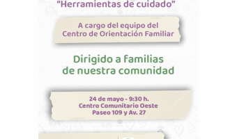 TALLER DE HERRAMIENTAS DE CUIDADO PARA FAMILIAS