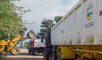 CORRALON GESELL AVANZA CON EL CRONOGRAMA DE RESTOS DE PODA