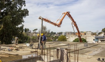 LA OBRA DEL NUEVO HOSPITAL SUBZONAL CARLOS IDAHO GESELL AVANZA SIN PAUSA