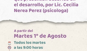 ESPACIO DE ORIENTACIN Y CONTENCIN PARA FAMILIAS DE NIOS Y NIAS CON DESAFOS EN EL DESARROLLO