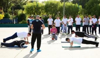 Evaluacin fsica de nuevos cadetes de Polica Local