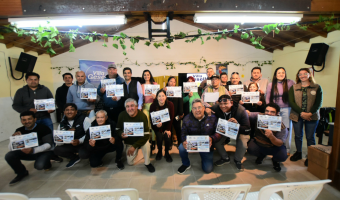 ENTREGA DE CERTIFICADOS A CHOFERES QUE REALIZARON EL CURSO DE INFORMACIN TURSTICA