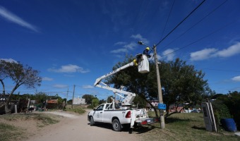 AVANCE EN EL RECAMBIO DE LUMINARIAS EN LA CIUDAD