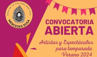 CONVOCATORIA A ARTISTAS Y ESPECTCULOS