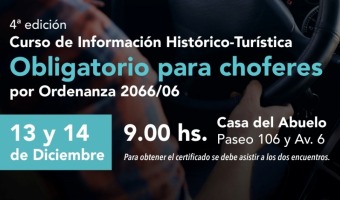 CURSO DE INFORMACIN HISTRICA Y TURSTICA PARA CHOFERES.