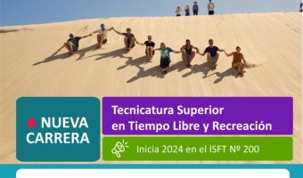 ABRIERON LAS INSCRIPCIONES PARA LAS CARRERAS DEL INSTITUTO SUPERIOR DE FORMACIN TCNICA