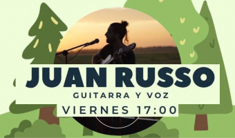 JUAN RUSSO PRESENTA GUITARRA Y VOZ EN EL TINGLADO
