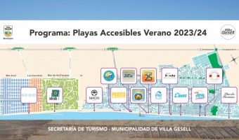 PLAYAS ACCESIBLES: PUNTOS INCLUSIVOS EN TODO EL FRENTE COSTERO GESELINO