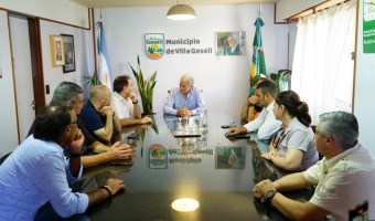 REUNIN DEL INTENDENTE BARRERA CON AUTORIDADES DE SEGURIDAD: AVANCES PARA EL OPERATIVO SOL Y PLANIFICACION DE LA SEGURIDAD TODO EL AO