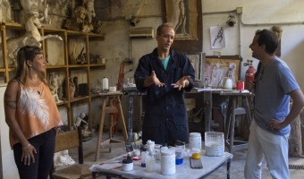 VISITANDO AL ARTISTA GESELINO LEONARDO CASTELLANI