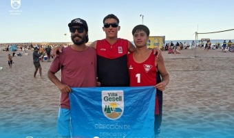 GESELINOS GANAN MEDALLA DE PLATA EN EL TORNEO DE BEACH VLEY