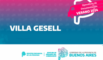 NUEVO OPERATIVO GRATUITO DE DOCUMENTACIN DEL GOBIERNO DE LA PROVINCIA DE BUENOS AIRES