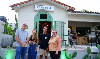 EL INTEDENTE GUSTAVO BARRERA VISIT EMPRENDEDORES GESELINOS