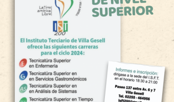 Inscribite a las carreras del Instituto Terciario de VillaGesell