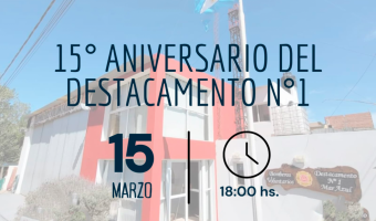 15 ANIVERSARIO DEL DESTACAMENTO DE BOMBEROS N 1 DE MAR AZUL