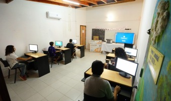 INSTALAMOS UN AULA TECNOLGICA Y UN HORNO DE CERMICA EN LA CASA DE LA CULTURA DE MAR AZUL MERCEDES SOSA