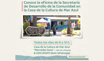 CONOC LA OFICINA DE LA SECRETARA DE DESARROLLO DE LA COMUNIDAD EN MAR AZUL