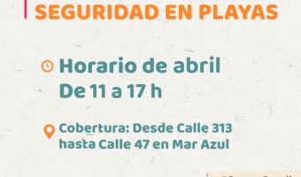 MODIFICACIN EN EL HORARIO DE COBERTURA DE GUARDAVIDAS EN PLAYAS