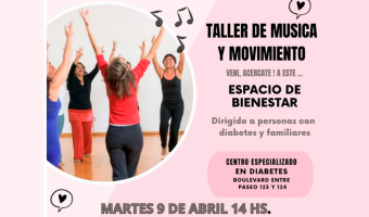NUEVO TALLER EN EL CENTRO ESPECIALIZADO EN DIABETES DE VILLA GESELL