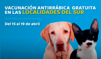 JORNADAS DE VACUNACIN ANTIRRBICA EN LAS LOCALIDADES DEL SUR