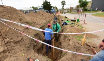 AVANZA LA RED DE CLOACAS EN DISTINTOS PUNTOS DE VILLA GESELL