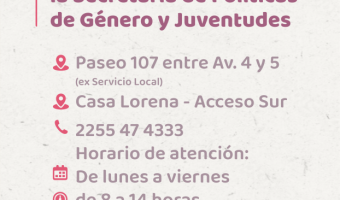 CONOC LOS PUNTOS DE ATENCIN ESPONTNEA DE LA SECRETARA DE POLTICAS DE GNEROS Y JUVENTUDES