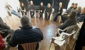 REUNIN ENTRE FUNCIONARIOS, CONCEJALES Y VECINOS DE LAS LOCALIDADES DEL SUR