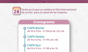 MARTES 28 DE MAYO: JORNADA DE ACCESO A INFORMACIN DE MTODOS ANTICONCEPTIVOS