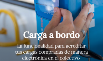 SUBE: CARGA A BORDO YA SE ENCUENTRA DISPONIBLE EN COLECTIVOS DE LA CIUDAD