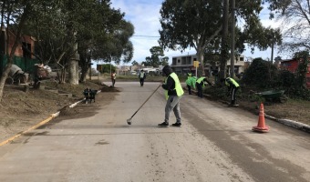 CORRALN GESELL AVANZA CON EL MANTENIMIENTO DE LA CIUDAD