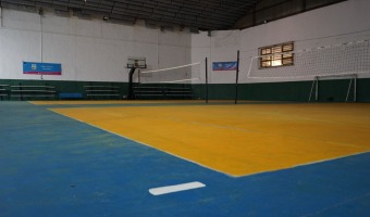 DEPORTES: LA CANCHA INTERNA FUE REACONDICIONADA DURANTE EL RECESO INVERNAL