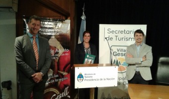 Se presentaron las Fiestas geselinas en el Ministerio de Turismo de Nacin