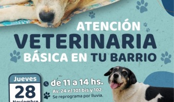 NUEVA JORNADA DE ATENCIN BSICA VETERINARIA EN BARRIOS