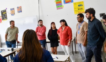 FUNCIONARIOS DE PROVINCIA VISITARON COMEDORES ESCOLARRES Y AUMENTARON EL CUPO DE COMEDOR ASIGNADO A VILLA GESELL